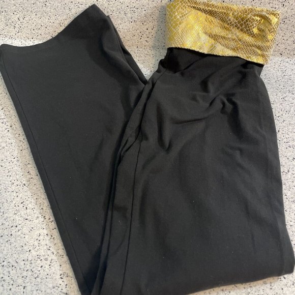 VS Victorias Secret PINK Yoga Pants NFL Pittsburgh Steelers Size Large L Foiled - Picture 2 of 4